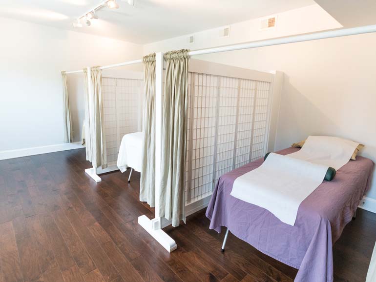 Transformational Acupuncture treatment room